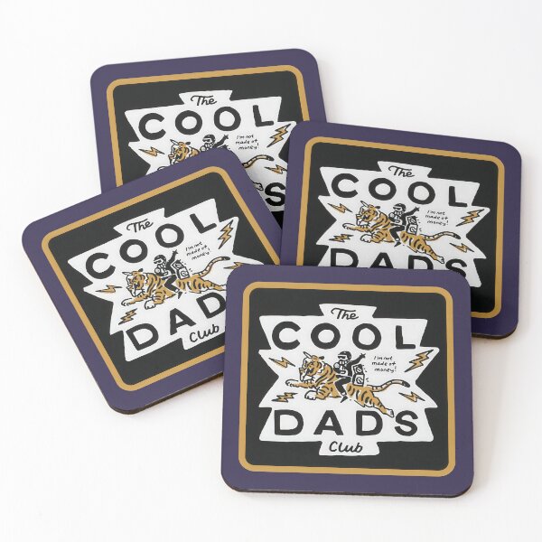 Item preview, Cool Dad Club // Vinyl Sticker // 4in - Indoor & Outdoor designed and sold by LiuTiuuu.