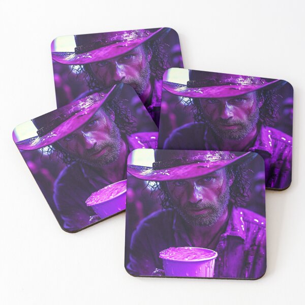 Item preview, Rick Grimes Cinematic Purple Splash designed and sold by WockWave.