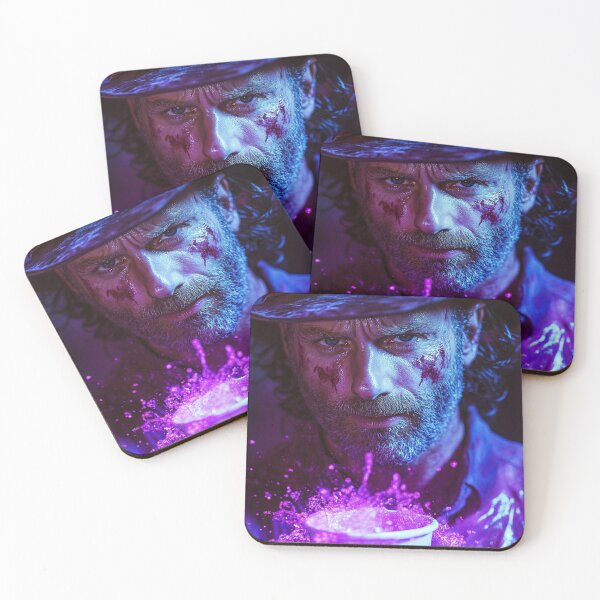 Item preview, Rick Grimes Purple Lean Cinematic Art designed and sold by WockWave.