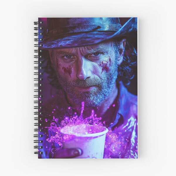 Item preview, Rick Grimes Purple Lean Cinematic Art designed and sold by WockWave.