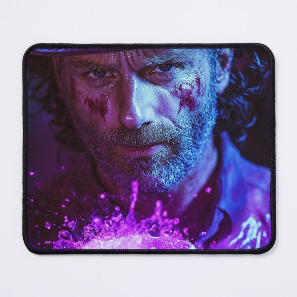 Item preview, Rick Grimes Purple Lean Cinematic Art designed and sold by WockWave.