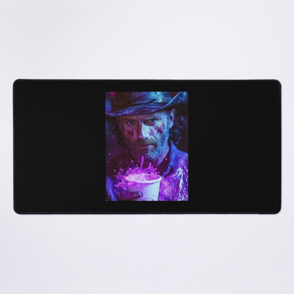 Item preview, Rick Grimes Purple Lean Cinematic Art designed and sold by WockWave.