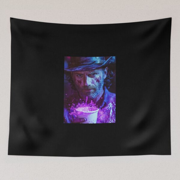 Item preview, Rick Grimes Purple Lean Cinematic Art designed and sold by WockWave.