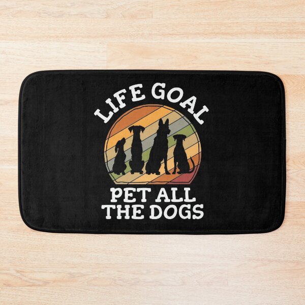 Item preview, Life Goal Pet All The Dogs Retro Sunset designed and sold by OlyvieArt.