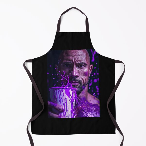 Item preview, The Rock Dwayne Purple Splash Pop Art designed and sold by WockWave.