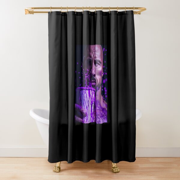 Item preview, The Rock Dwayne Purple Splash Pop Art designed and sold by WockWave.