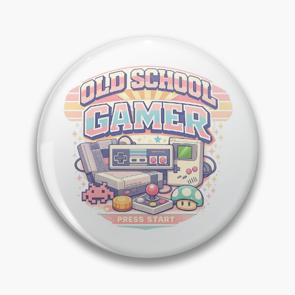 Item preview, Old School Gamer, Konami Code, Reto Vintage 90s Cyberpunk Art designed and sold by graphic-genie.