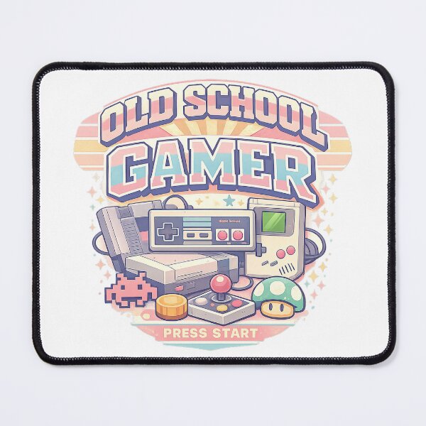 Item preview, Old School Gamer, Konami Code, Reto Vintage 90s Cyberpunk Art designed and sold by graphic-genie.