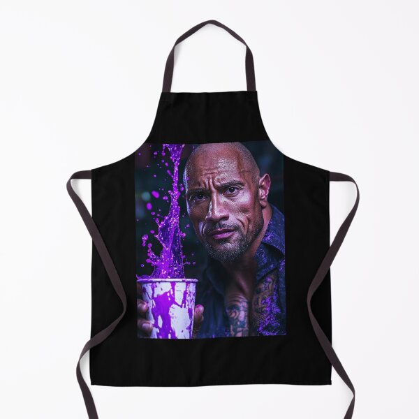 Item preview, The Rock Dwayne Purple Splash Pop Art designed and sold by WockWave.