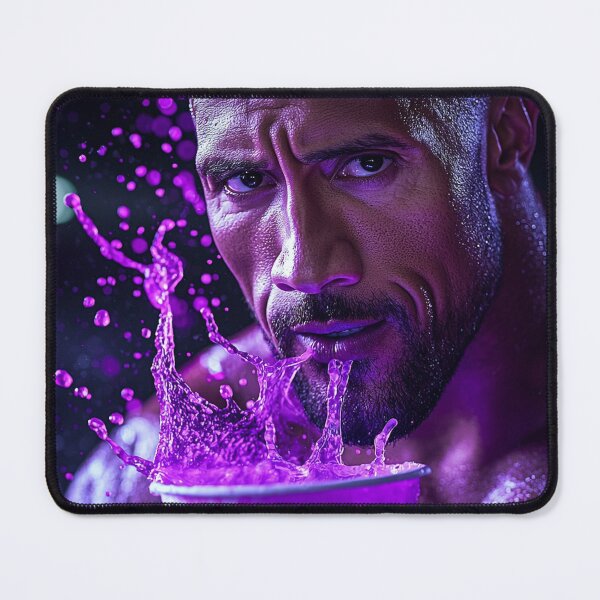 Item preview, The Rock Dwayne Purple Drink Pop Culture Art designed and sold by WockWave.