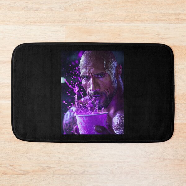 Item preview, The Rock Dwayne Purple Drink Pop Culture Art designed and sold by WockWave.