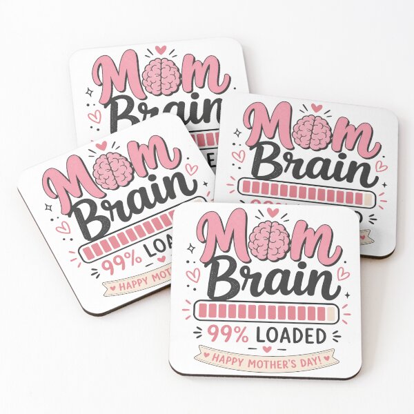 Item preview, Mom Brain 99% Loaded Funny Mother’s Day Design | Tired Mom Humor Gift designed and sold by Denskie.