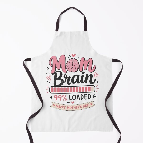 Item preview, Mom Brain 99% Loaded Funny Mother’s Day Design | Tired Mom Humor Gift designed and sold by Denskie.