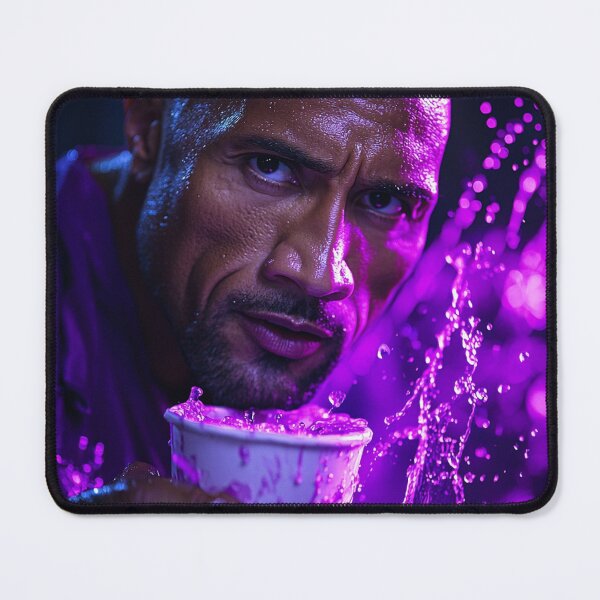 Item preview, The Rock Dwayne Purple Drink Pop Culture Art designed and sold by WockWave.