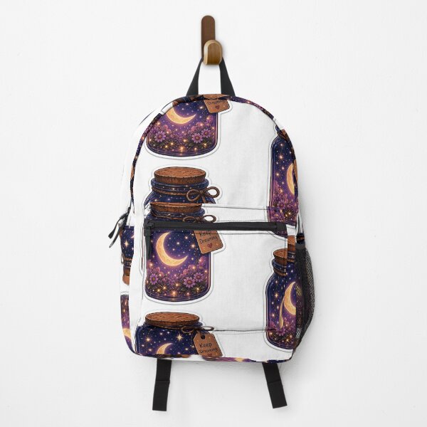 Item preview, Moon in Jar Aesthetic Sticker | Keep Dreaming Cute Night Sky Art | Celestial Fantasy Sticker designed and sold by Ishratparween11.