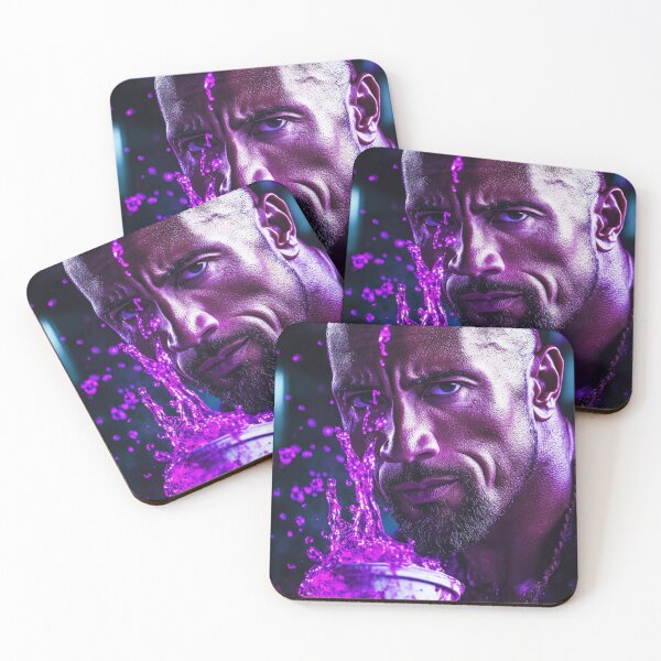 Item preview, The Rock Dwayne Cinematic Purple Splash designed and sold by WockWave.