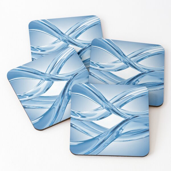 Item preview, Blue Glass Wave Laptop Sleeve designed and sold by IntelliMindDesigns.