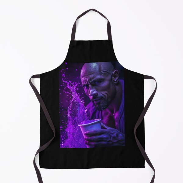 Item preview, The Rock Dwayne Purple Lean Cinematic Art designed and sold by WockWave.