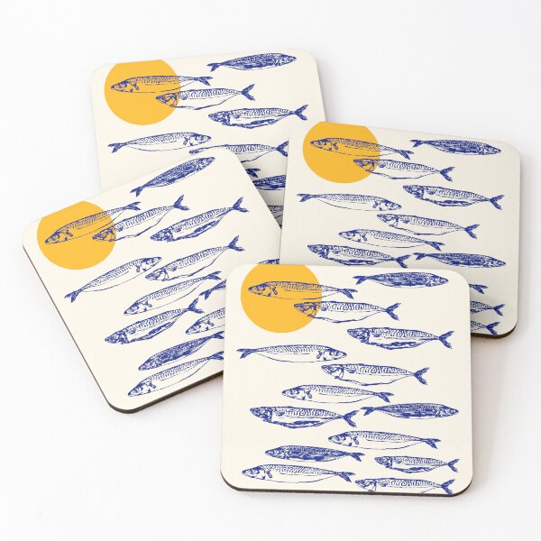 Item preview, Vintage Mackerel Sunset Coastal Summer Aesthetic designed and sold by MaiZephyr.