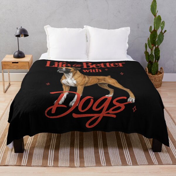 Item preview, LIFE IS BETTER - BOXER DOG | Pets and Dogs lovers for Men and Women t-shirt designed and sold by panchiTWO.