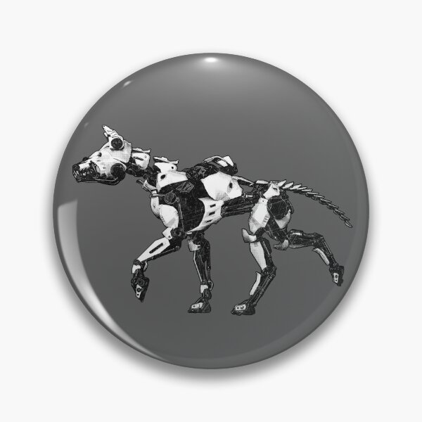 Item preview, Android Dog Robotic Canine Dark Sci-Fi Machine Art designed and sold by Ghoul Enterprises.