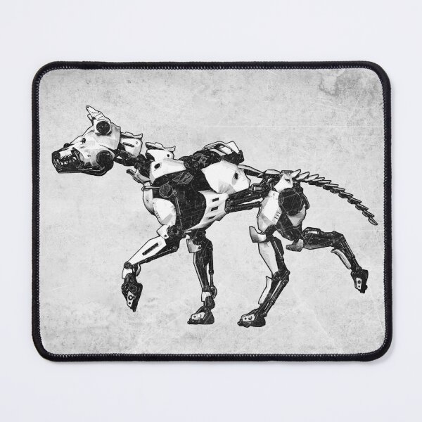 Item preview, Android Dog Robotic Canine Dark Sci-Fi Machine Art designed and sold by Ghoul Enterprises.