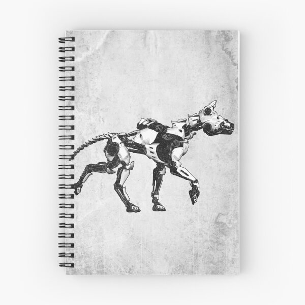 Item preview, Android Dog Robotic Canine Dark Sci-Fi Machine Art designed and sold by Ghoul Enterprises.