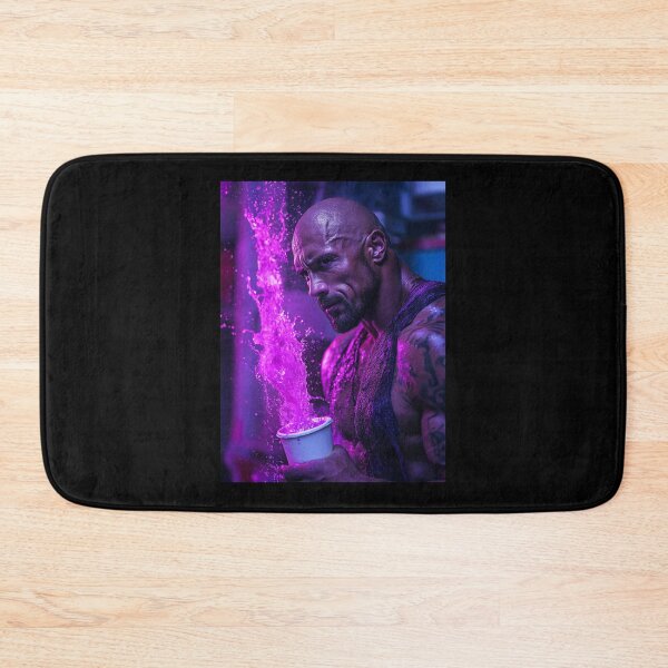 Item preview, The Rock Dwayne Purple Splash Pop Art designed and sold by WockWave.