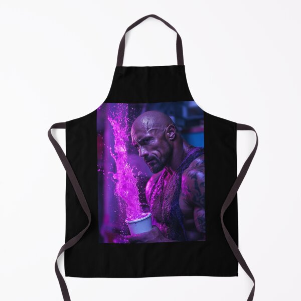 Item preview, The Rock Dwayne Purple Splash Pop Art designed and sold by WockWave.