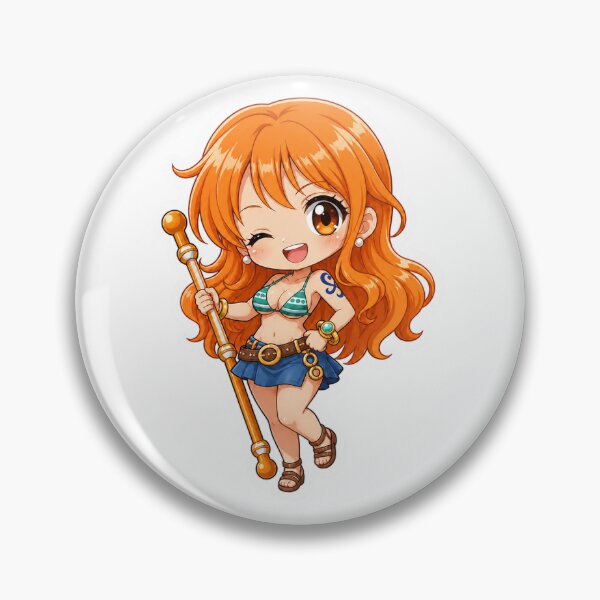 Item preview, Kawaii Nami Sticker designed and sold by Thunder - Designs.