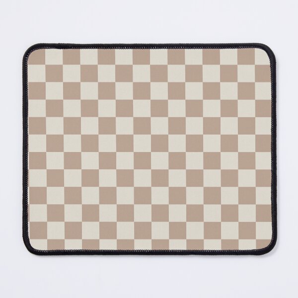 Item preview, Mocha & white coffee checkered designed and sold by Mint + Midnight.