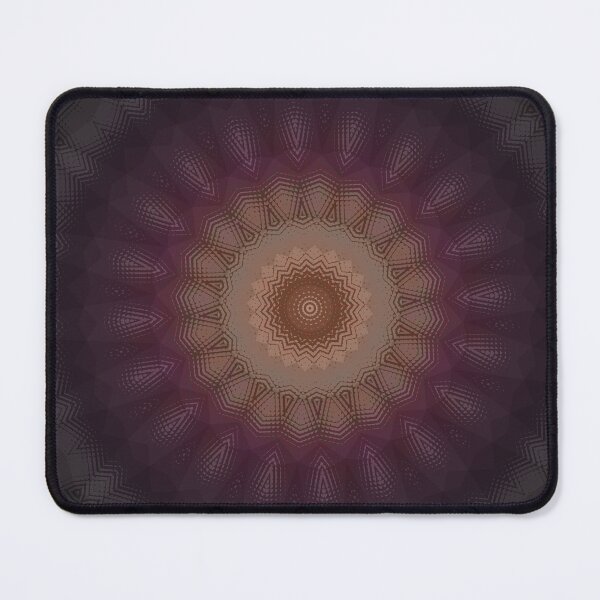 Item preview, Vibrant Purple and Orange Mandala Harmony designed and sold by IntelliMindDesigns.