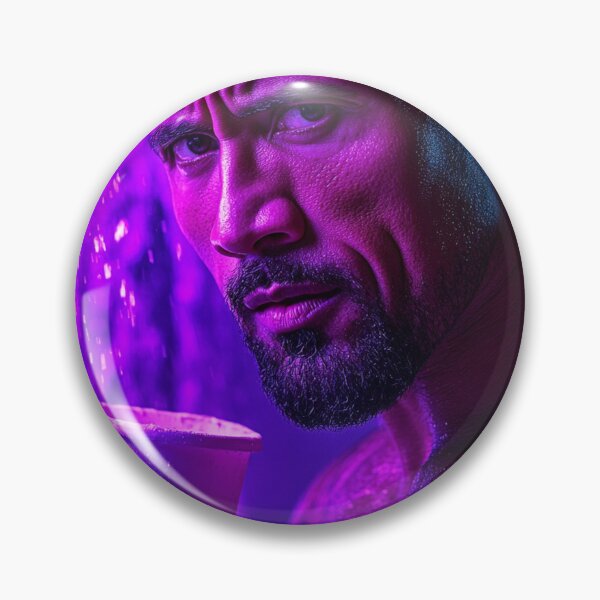 Item preview, The Rock Dwayne Purple Lean Cinematic Art designed and sold by WockWave.