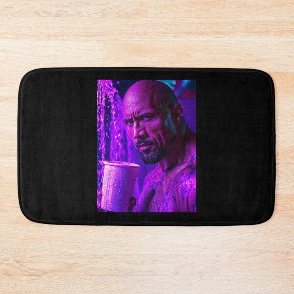 Item preview, The Rock Dwayne Purple Lean Cinematic Art designed and sold by WockWave.