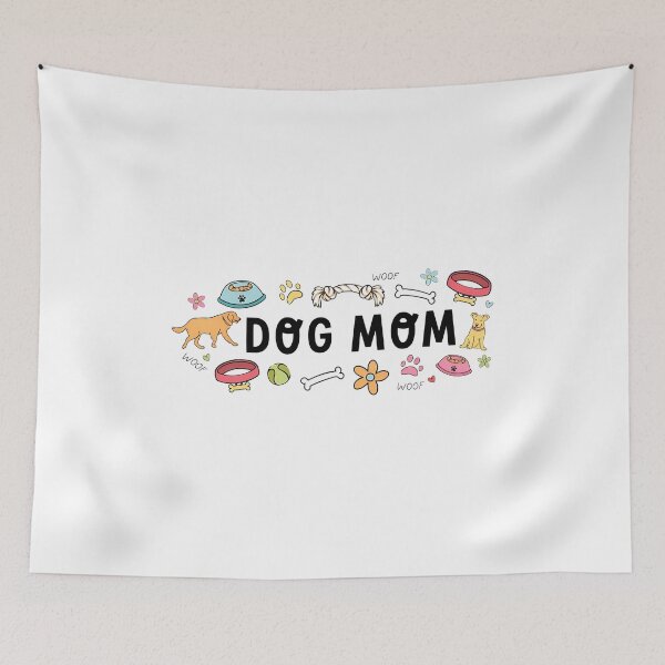 Item preview, Cute Dog Mom Doodle Text T-Shirt designed and sold by OlyvieArt.