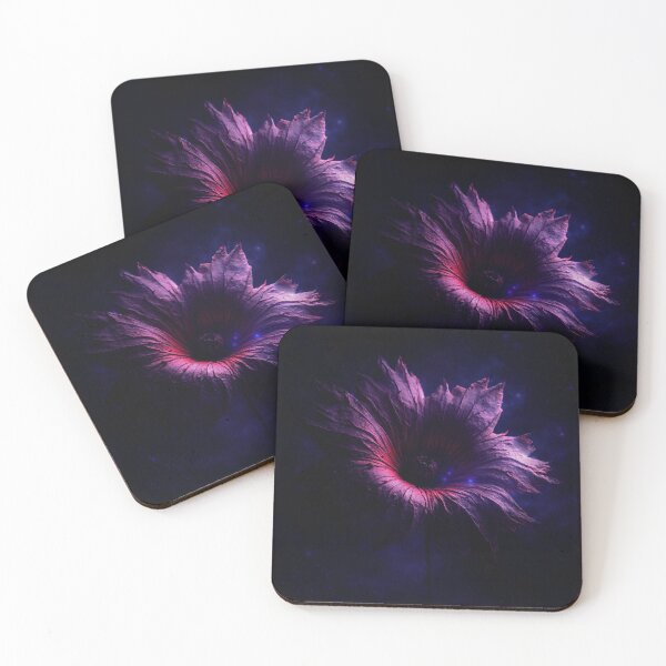 Item preview, Supernova Bloom | Dark Cosmic Dried Flower Art Print designed and sold by WitchyBotanicaArt.