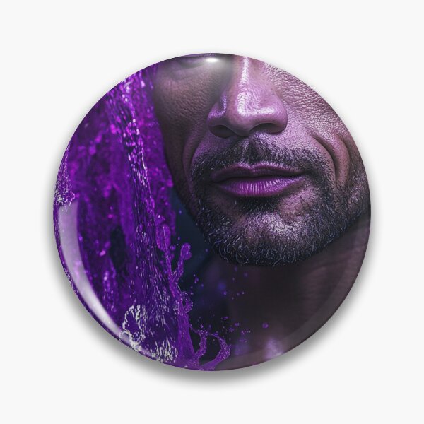 Item preview, The Rock Dwayne Purple Chemical Splash Art designed and sold by WockWave.