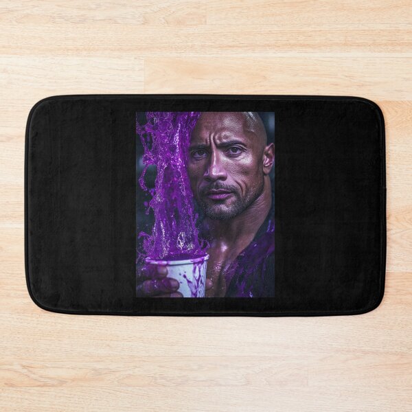 Item preview, The Rock Dwayne Purple Chemical Splash Art designed and sold by WockWave.
