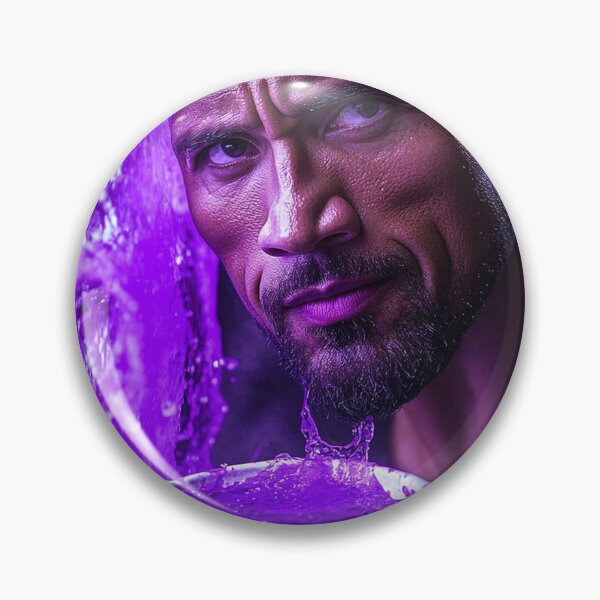 Artikelvorschau, The Rock Dwayne Purple Lean Cinematic Art entworfen und verkauft von WockWave.