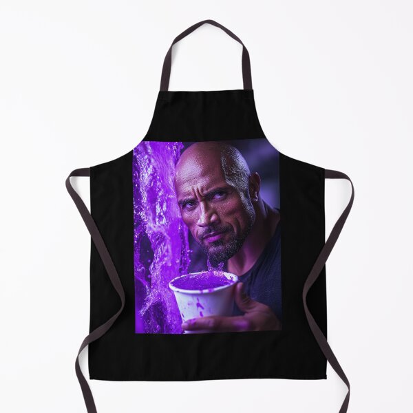 Artikelvorschau, The Rock Dwayne Purple Lean Cinematic Art entworfen und verkauft von WockWave.
