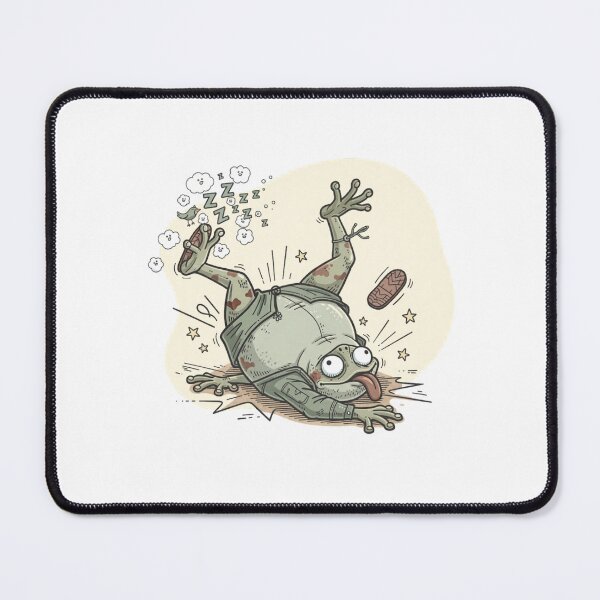 Item preview, Dizzy Frog Pocket Creatures Funny Animal Sticker designed and sold by Panom Suavichien.