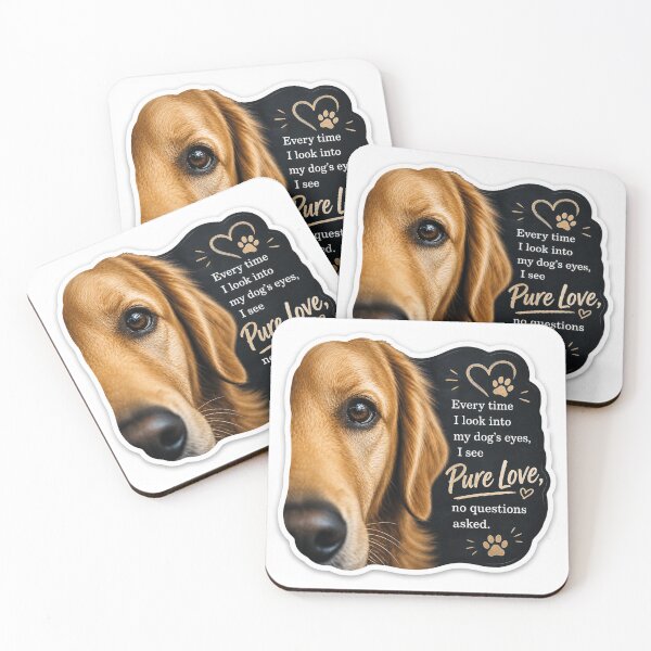 Item preview, Pure Love Dog Quote designed and sold by DrakeDogShop.