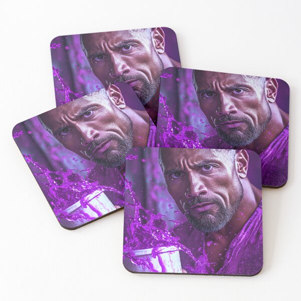 Item preview, The Rock Dwayne Cinematic Purple Splash designed and sold by WockWave.