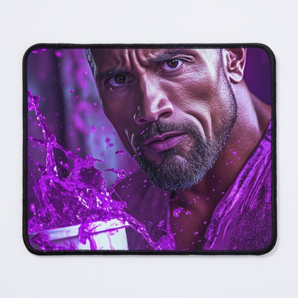 Item preview, The Rock Dwayne Cinematic Purple Splash designed and sold by WockWave.
