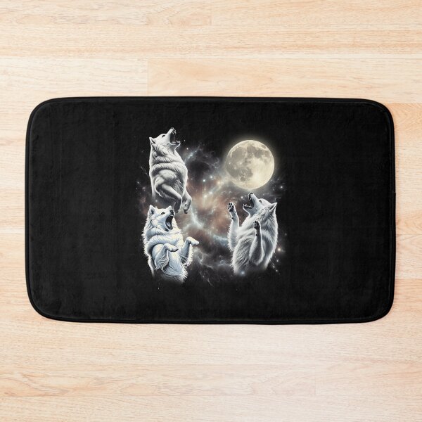 Item preview, American Eskimo Dog Howling Moon Lover Dog designed and sold by MosaikkiArt.