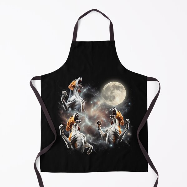 Item preview, American Foxhound Howling Moon Lover Dog designed and sold by MosaikkiArt.