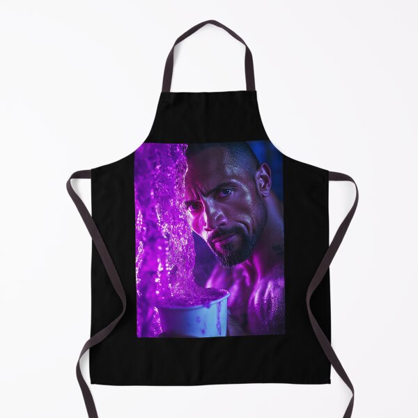 Artikelvorschau, Dwayne „The Rock“ Kunstdruck in Lila entworfen und verkauft von WockWave.