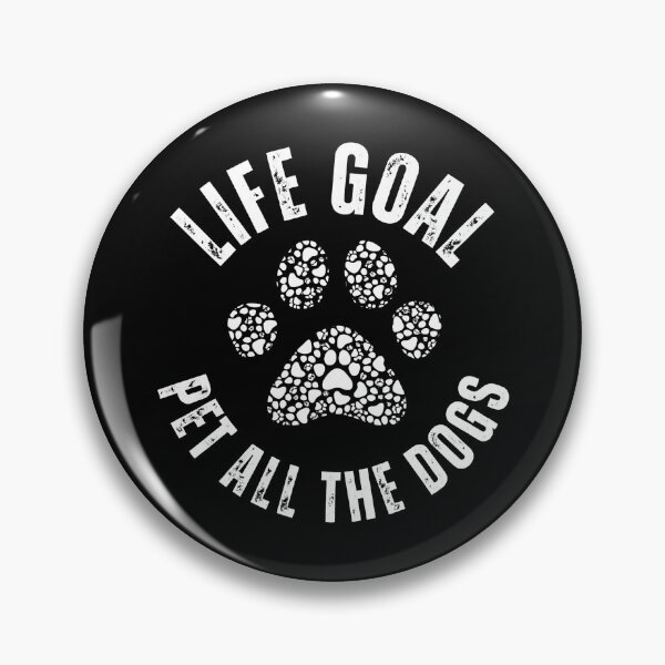 Item preview, Life Goal Pet All The Dogs Paw Print Tee designed and sold by OlyvieArt.