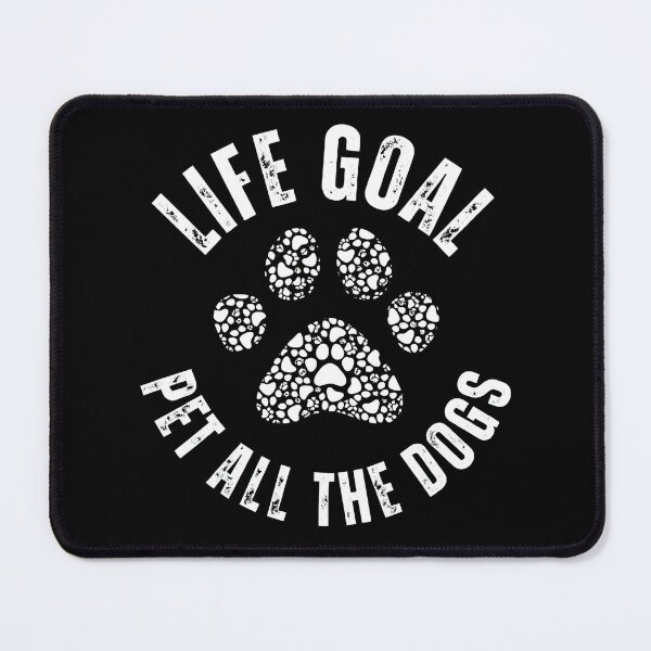 Item preview, Life Goal Pet All The Dogs Paw Print Tee designed and sold by OlyvieArt.