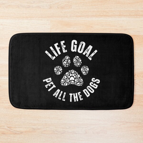 Item preview, Life Goal Pet All The Dogs Paw Print Tee designed and sold by OlyvieArt.